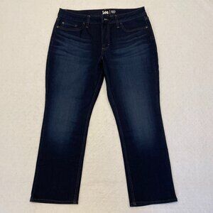 NWT Women's Lee Mid Rise Straight Jeans 16P